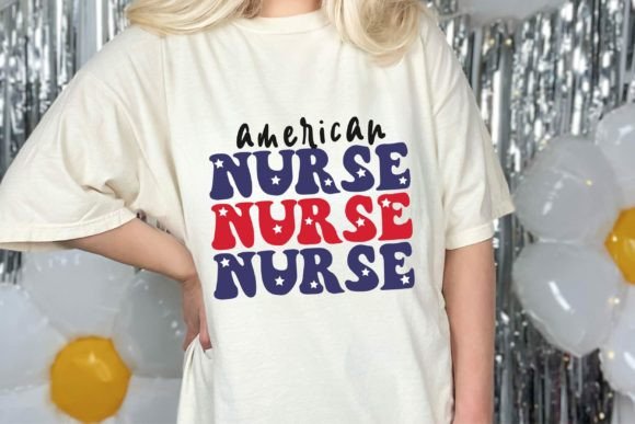 American Nurse 4th of July SVG File: Graphics for Crafts