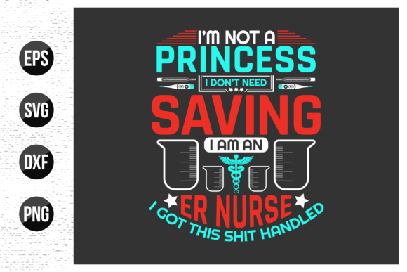 ER Nurse Graphics for Bold Crafts