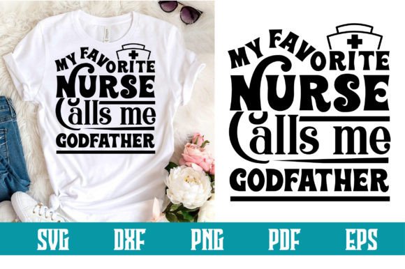 Nurse Godfather SVG for Crafts & Graphics