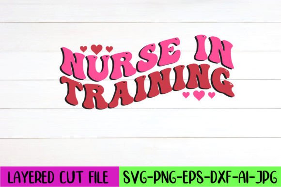 Nurse in Training Retro SVG for Crafts & Graphics