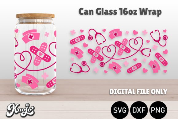 Nurse Valentine Graphics for Crafts & Branding