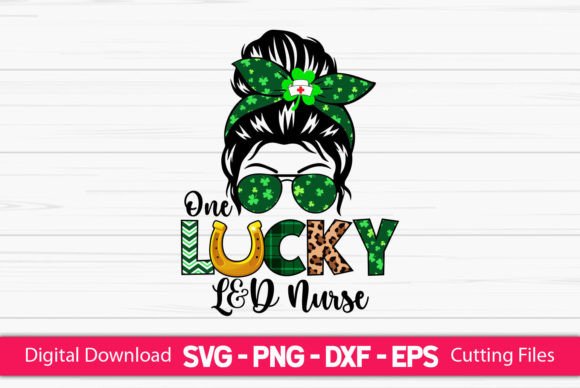 One Lucky L D Nurse Graphics & Crafts Review