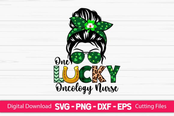 Review: One Lucky Oncology Nurse Messy Bun Design