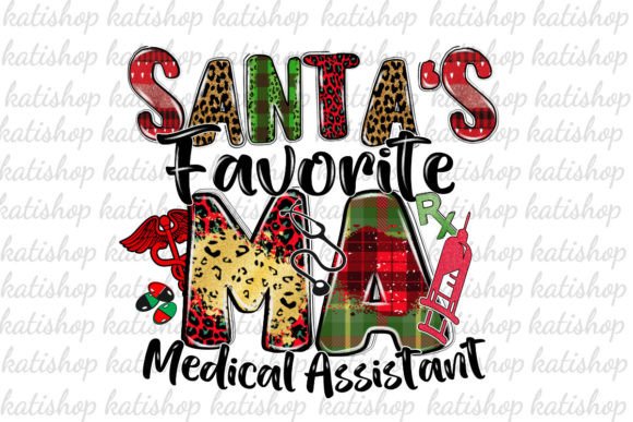 Santa MA Nurse Graphics for Crafts
