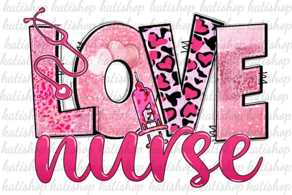 Valentine Nurse Graphics for Crafts